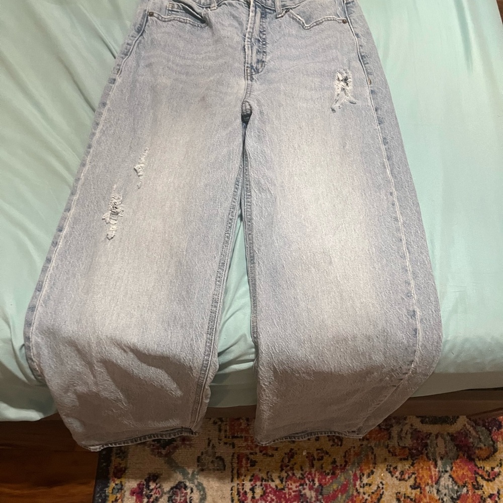 Old navy Light Blue Distressed Women's Jeans